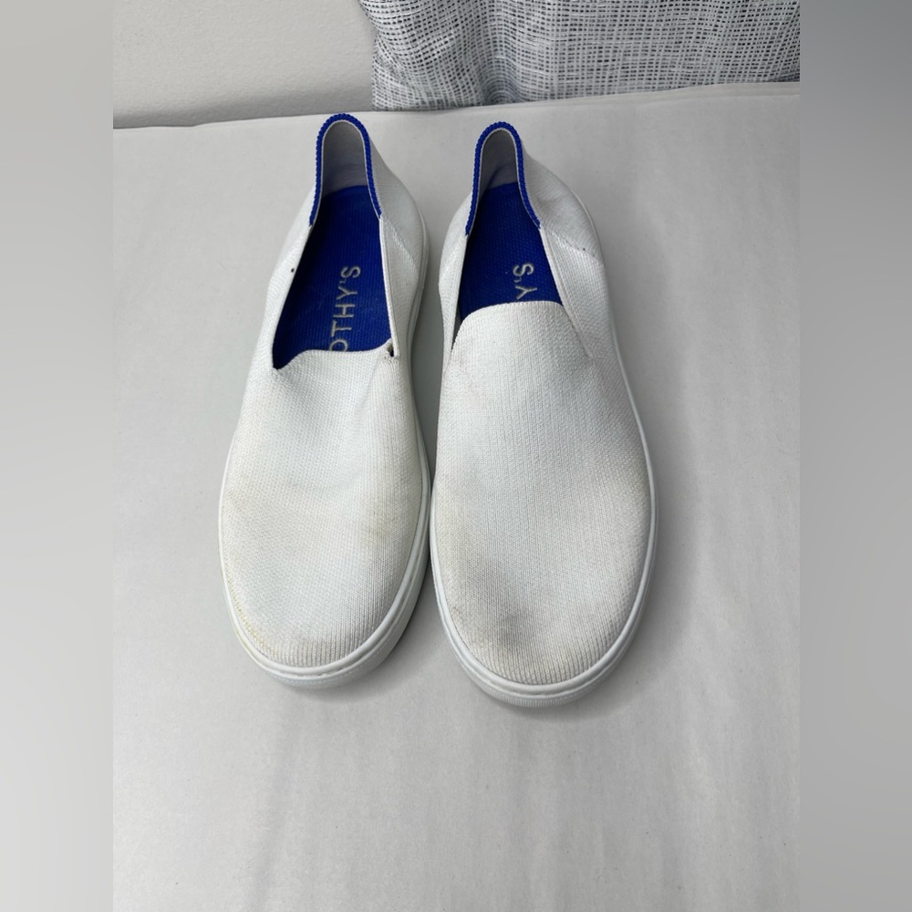 Rothy's Textile Bright White The Original Slip On Sneaker Women’s US 7 - Picture 3 of 8